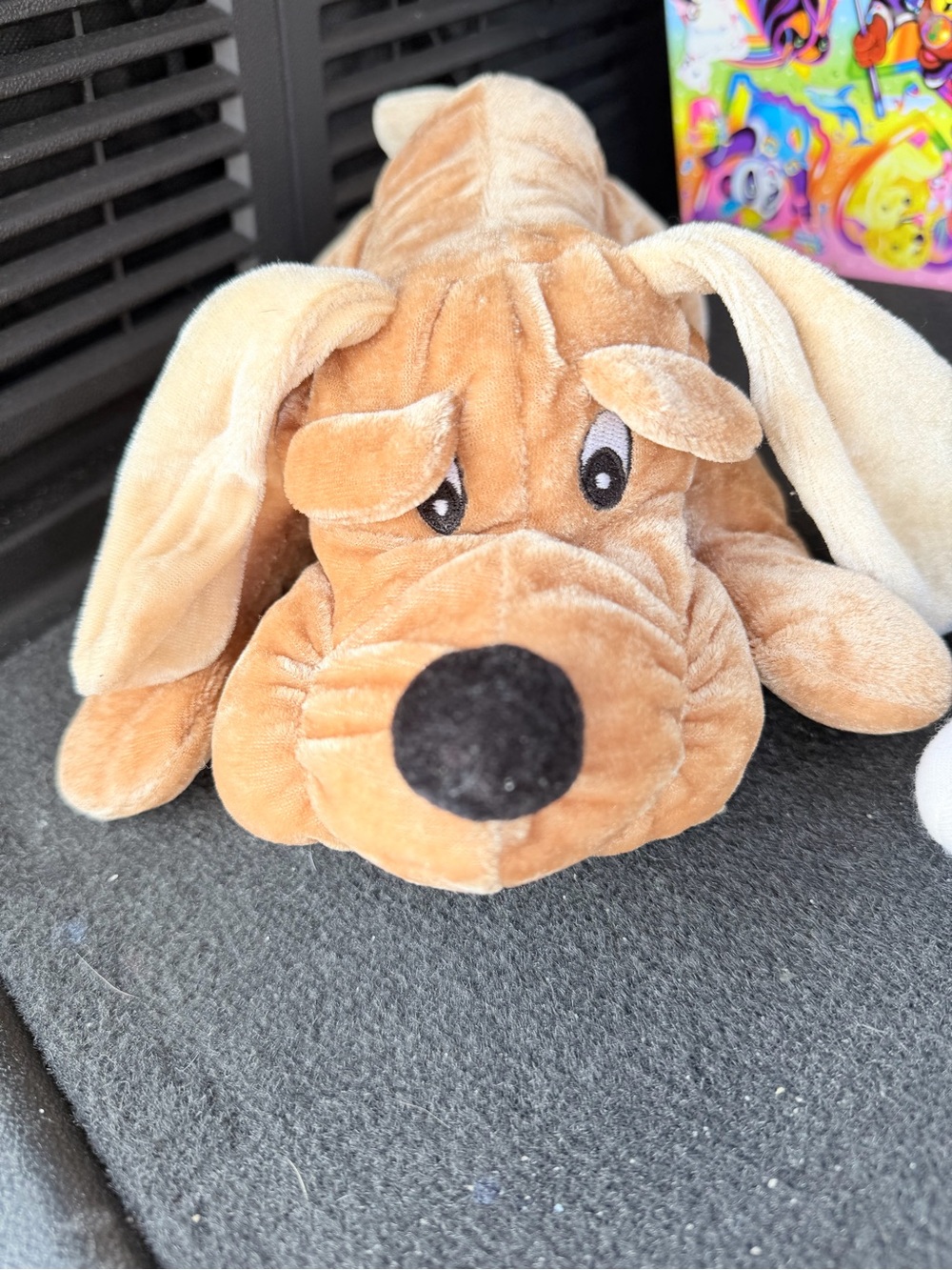 Plush Brown Dog Toy - Soft Pet Plush
